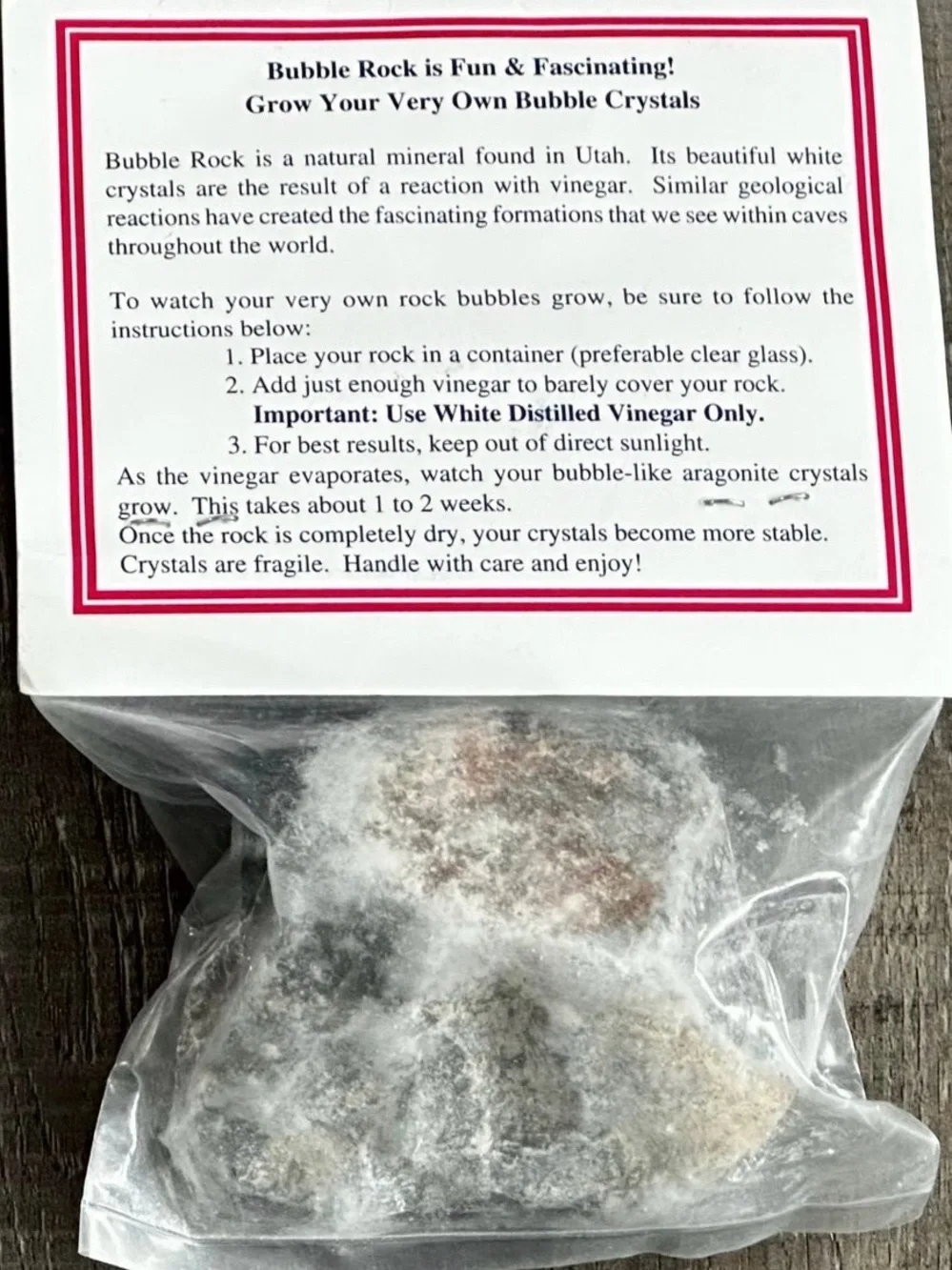 💞 New Kids Bubble Rock Science Experiment for Growing Crystals